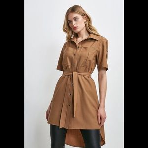 Karen Millen Dress . Camel size 8